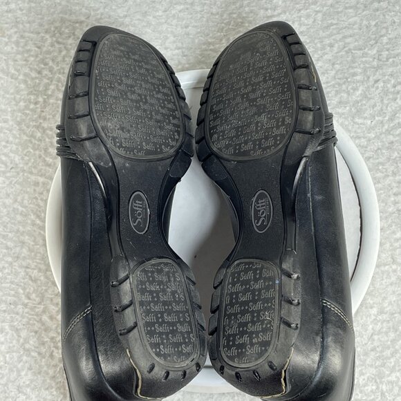 Sofft Shoes Women's Size 9M Black 1019701 Leather Slip-on Loafers Cushioned - Picture 7 of 9